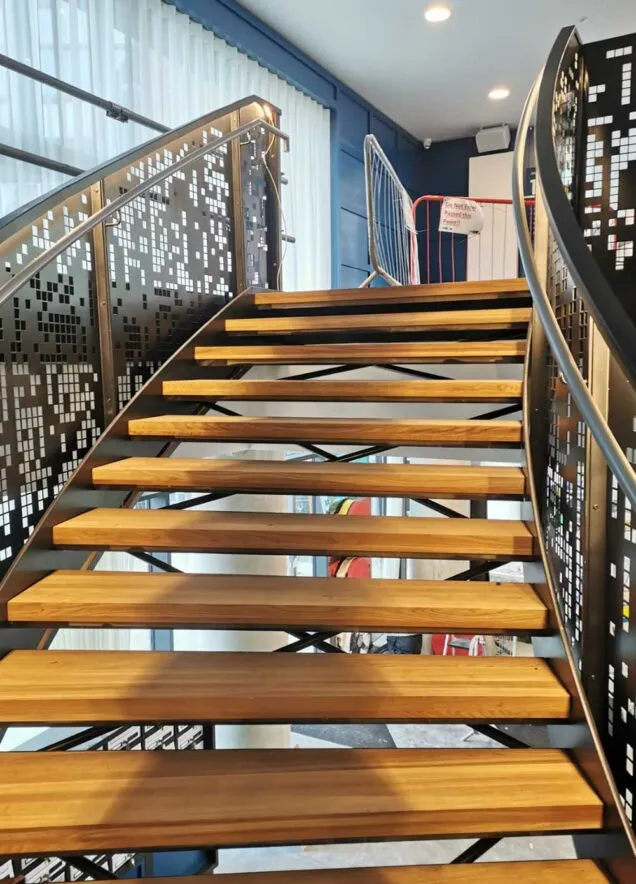 OMC Ballymun Student Accommodation Feature Staircase