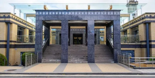 OMC Engineered Solutions - Feature Canopy at Islamic Cultural Centre of Ireland